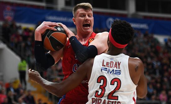 Russia Basketball Euroleague CSKA - Olympiacos