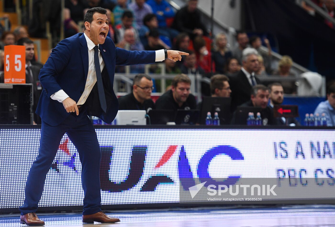 Russia Basketball Euroleague CSKA - Olympiacos