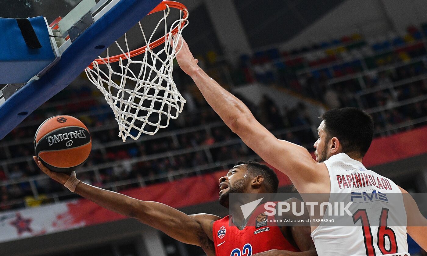 Russia Basketball Euroleague CSKA - Olympiacos