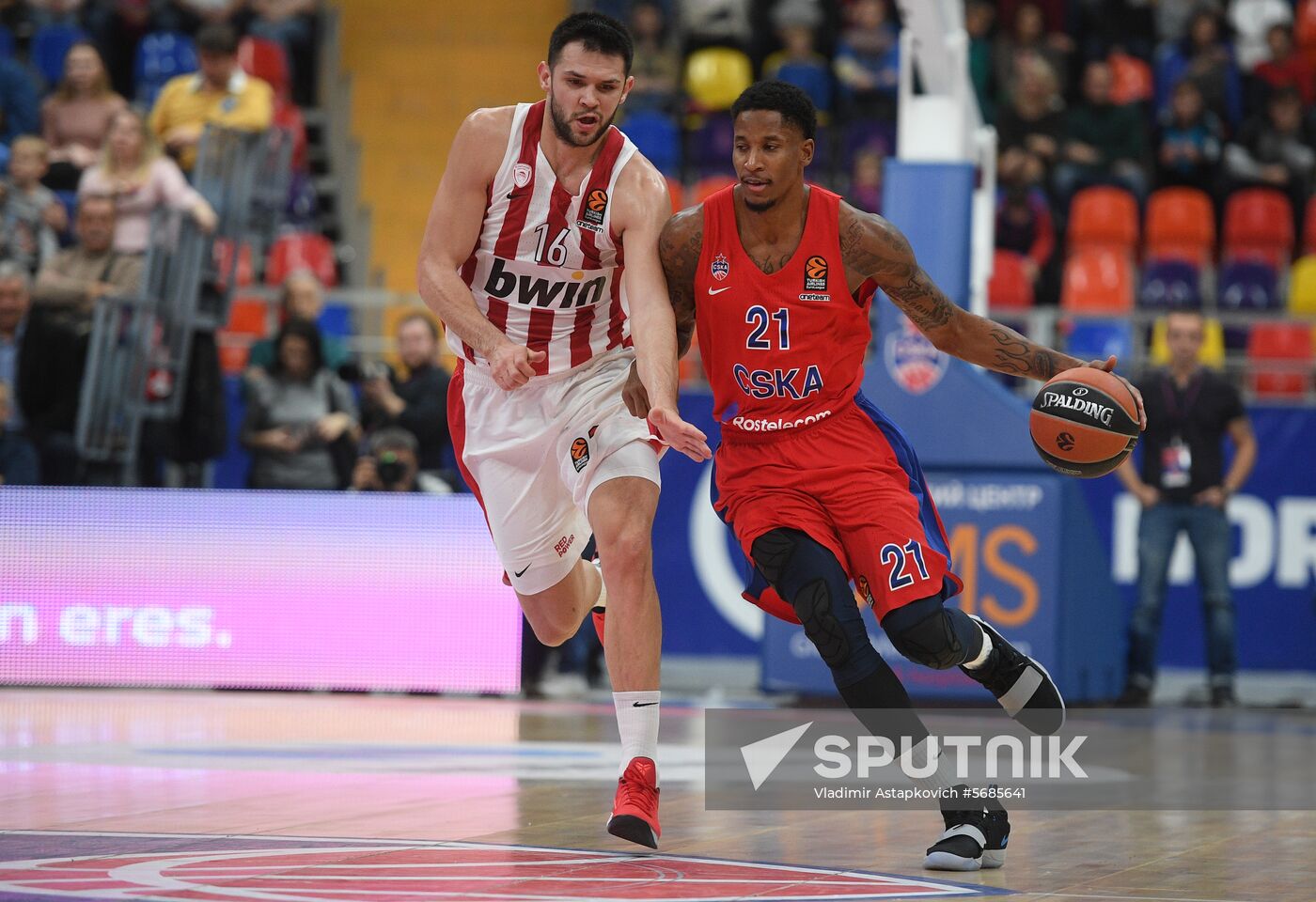 Russia Basketball Euroleague CSKA - Olympiacos