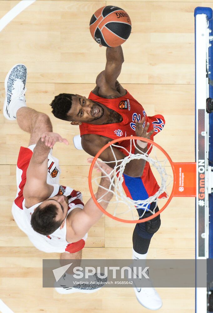 Russia Basketball Euroleague CSKA - Olympiacos
