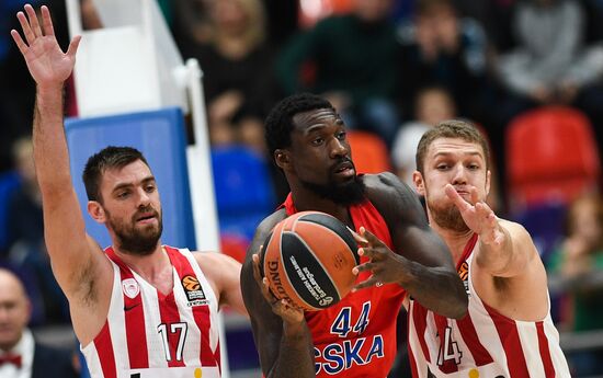 Russia Basketball Euroleague CSKA - Olympiacos