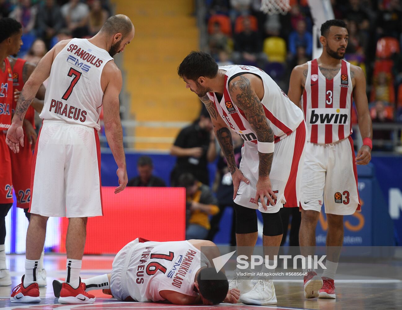 Russia Basketball Euroleague CSKA - Olympiacos