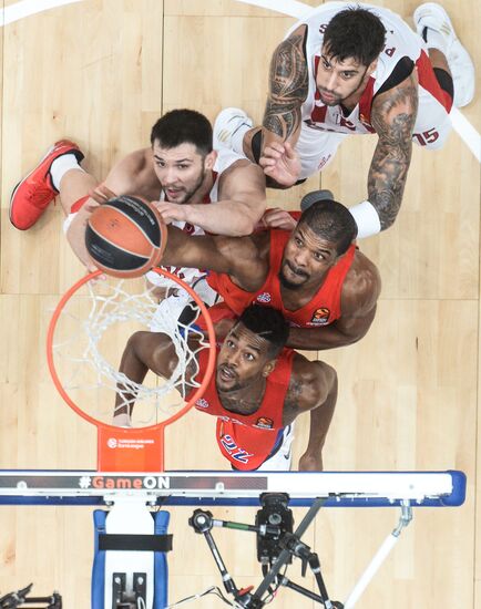 Russia Basketball Euroleague CSKA - Olympiacos