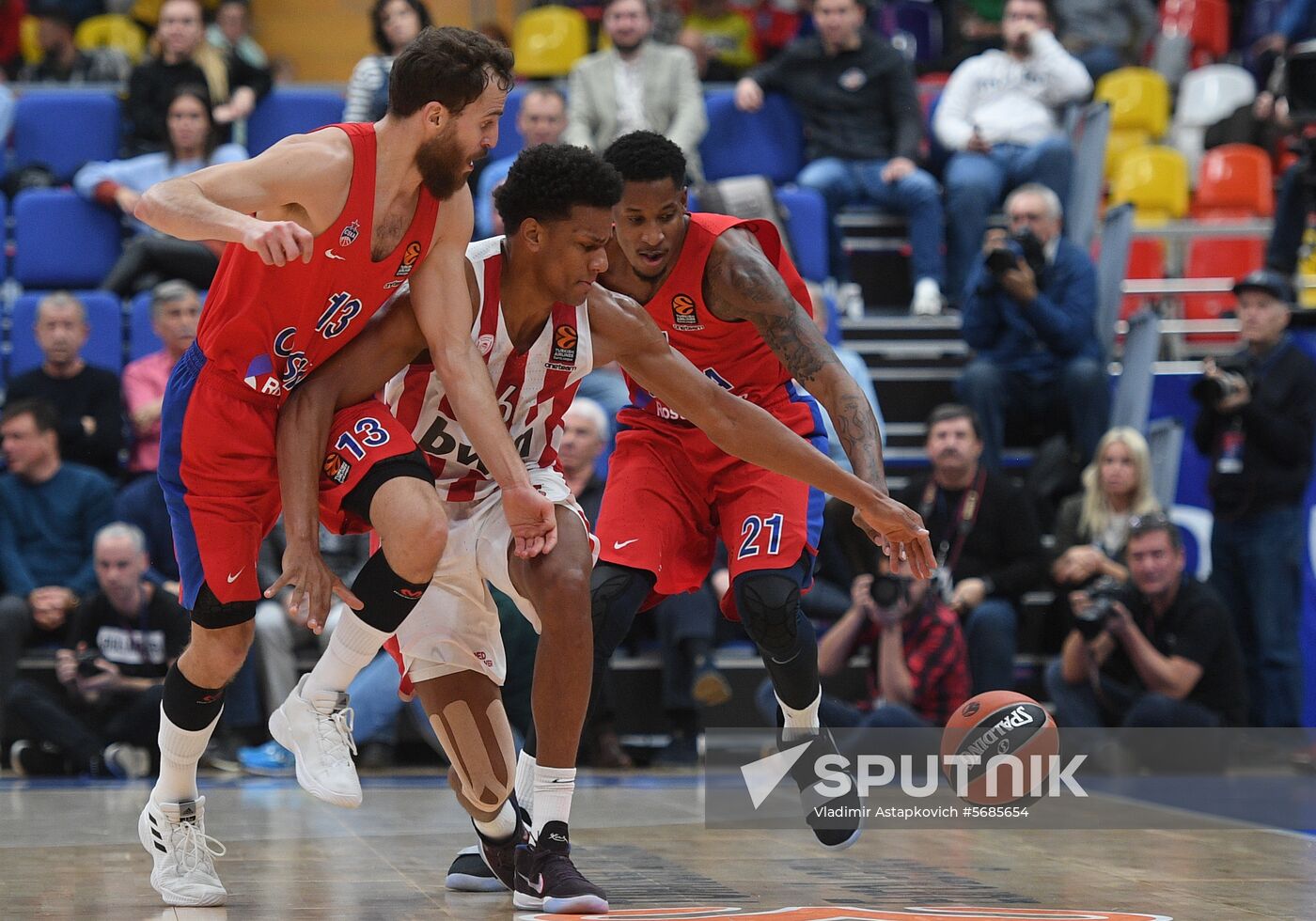 Russia Basketball Euroleague CSKA - Olympiacos