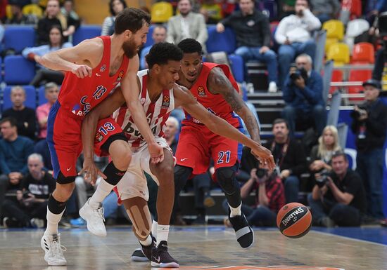 Russia Basketball Euroleague CSKA - Olympiacos