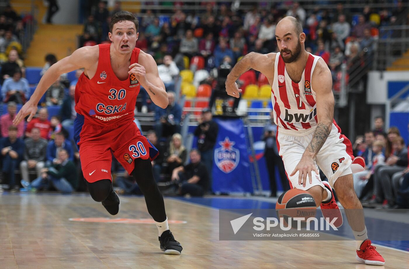 Russia Basketball Euroleague CSKA - Olympiacos