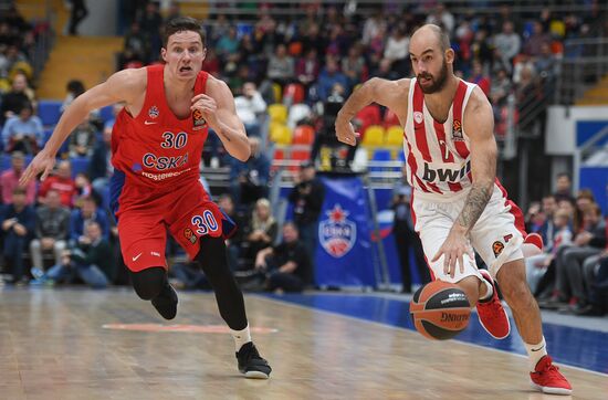 Russia Basketball Euroleague CSKA - Olympiacos