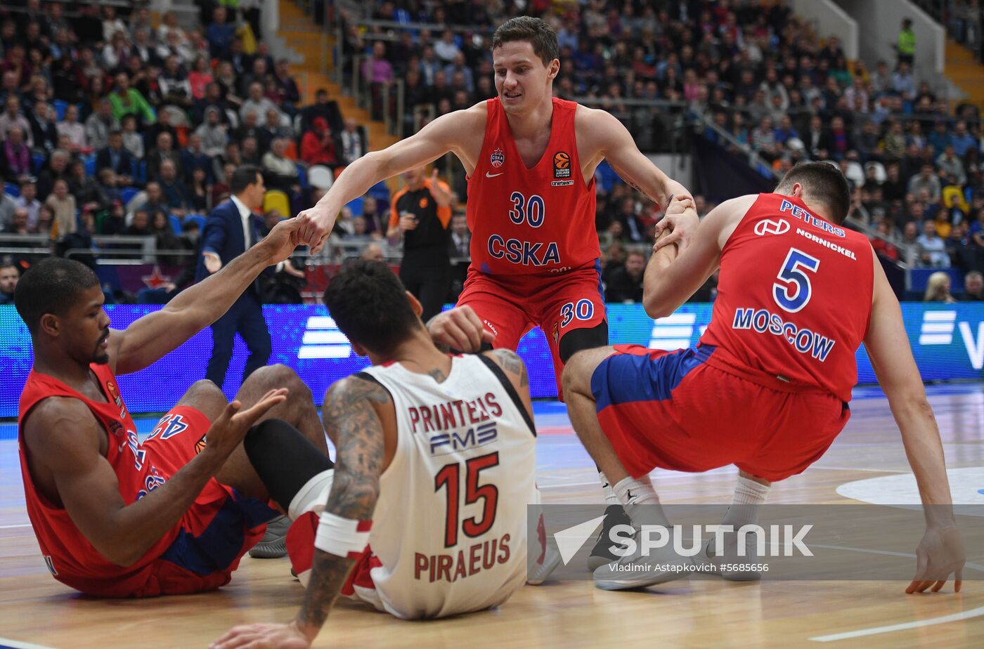 Russia Basketball Euroleague CSKA - Olympiacos
