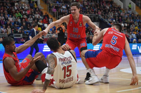 Russia Basketball Euroleague CSKA - Olympiacos