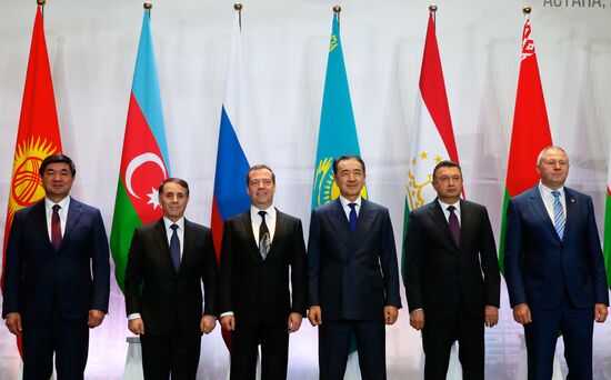 Prime Minister Dmitry Medvedev attends CIS Council of Heads of Government meeting