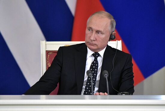 President Vladimir Putin meets with President of Cuba Miguel Diaz-Canel Bermudez