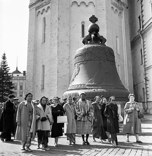 Representatives of international women's movement in Moscow