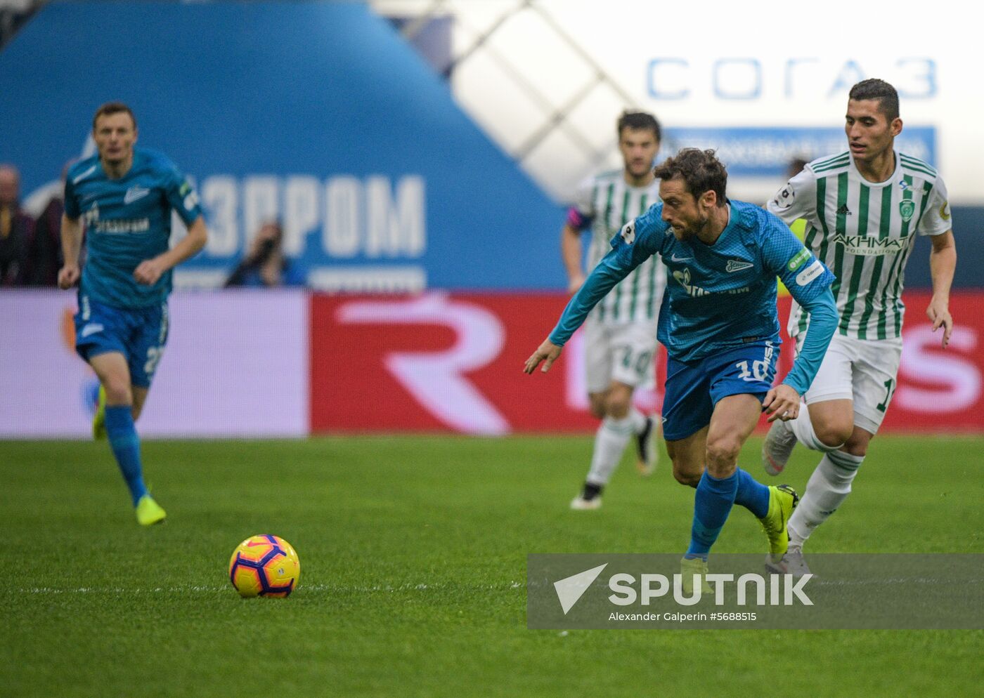 Russia Soccer Premier-League Zenit - Akhmat