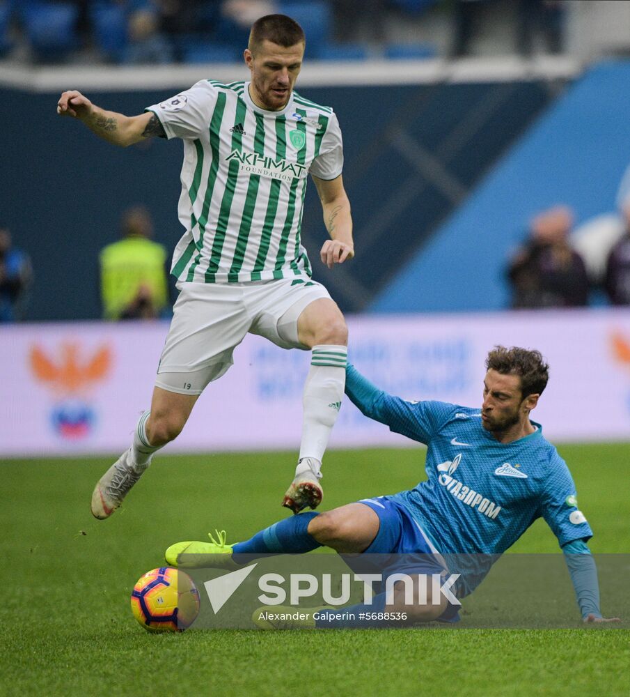 Russia Soccer Premier-League Zenit - Akhmat