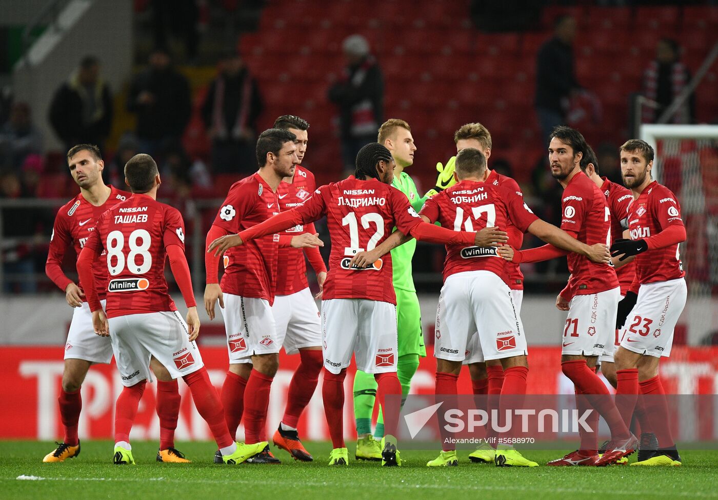 Russia Soccer Premier-League Spartak - Ural