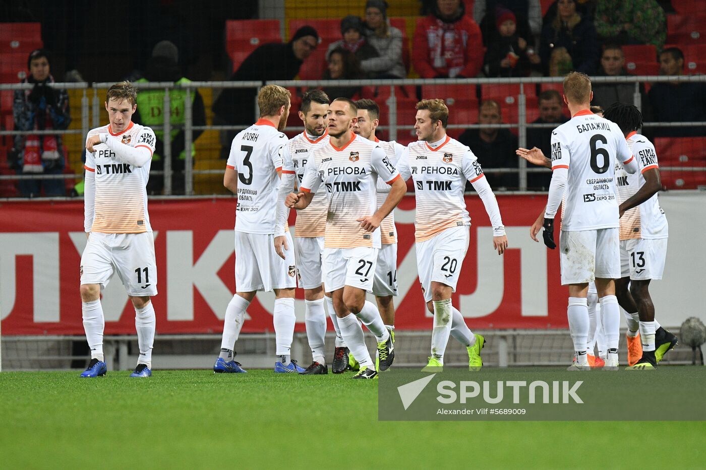 Russia Soccer Premier-League Spartak - Ural