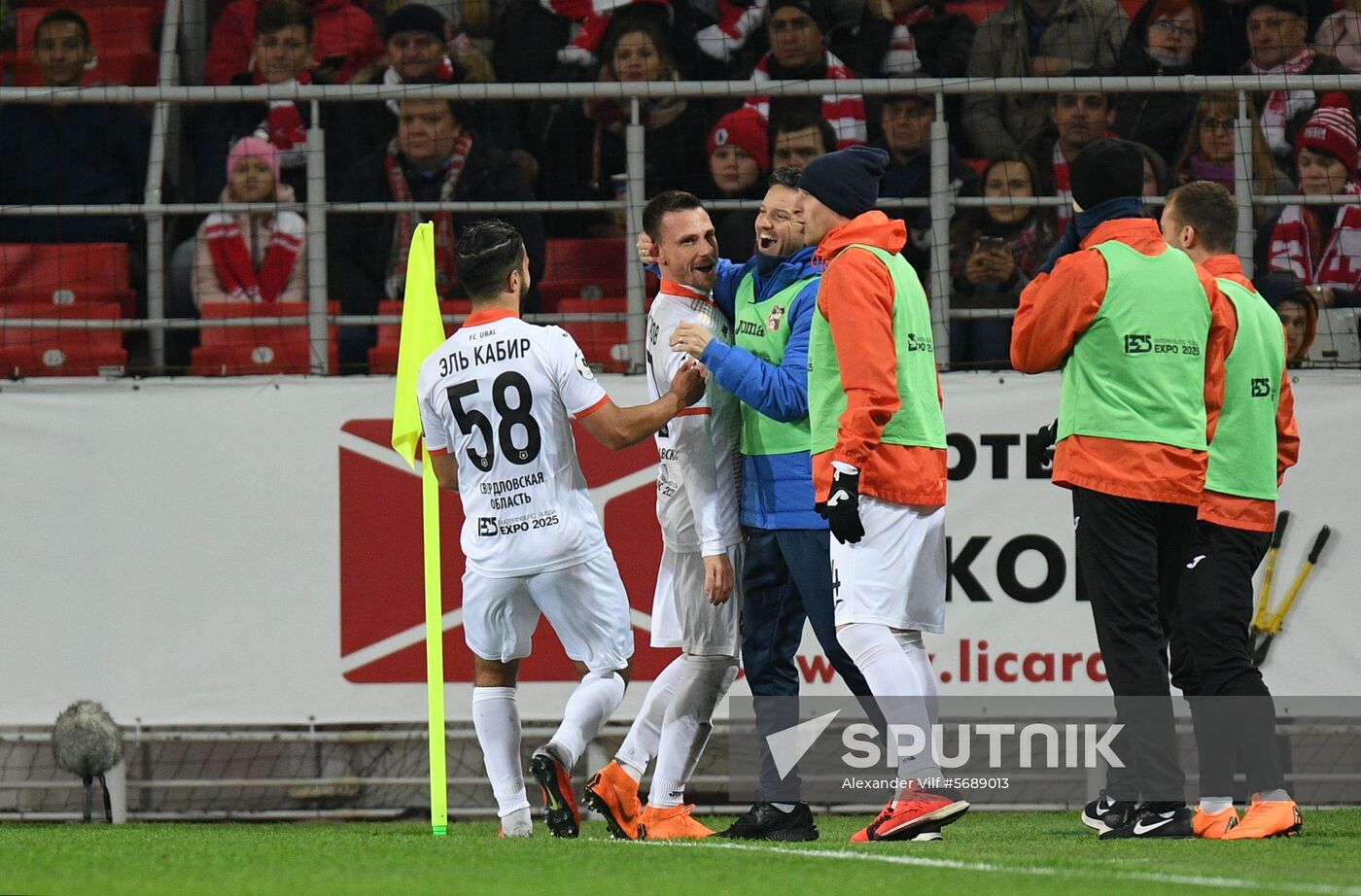 Russia Soccer Premier-League Spartak - Ural