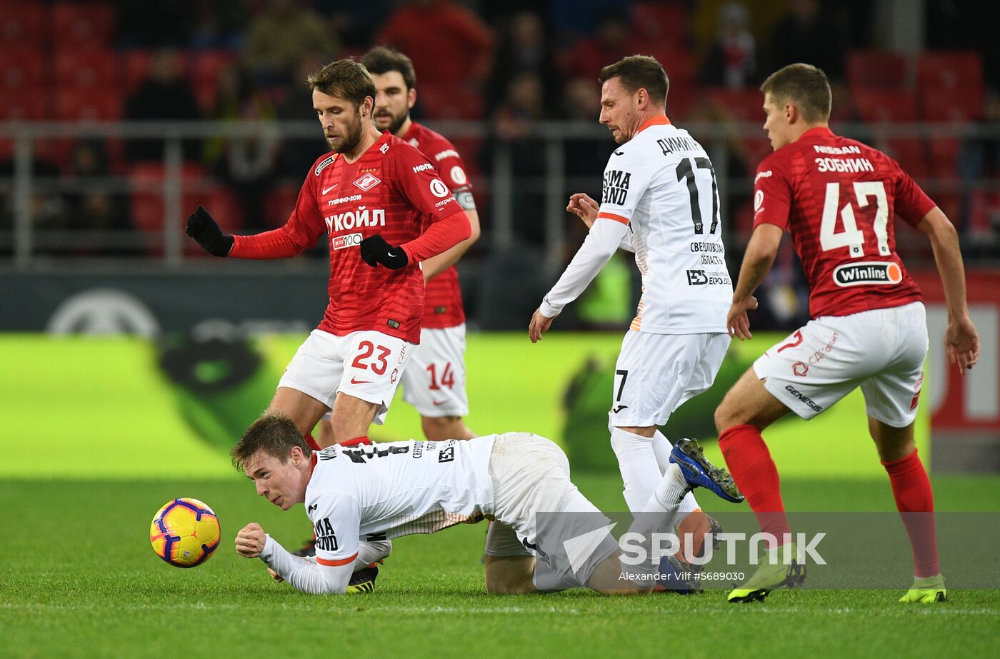 Russia Soccer Premier-League Spartak - Ural