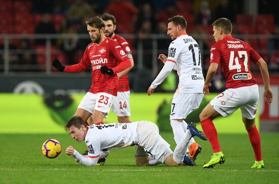 Russia Soccer Premier-League Spartak - Ural