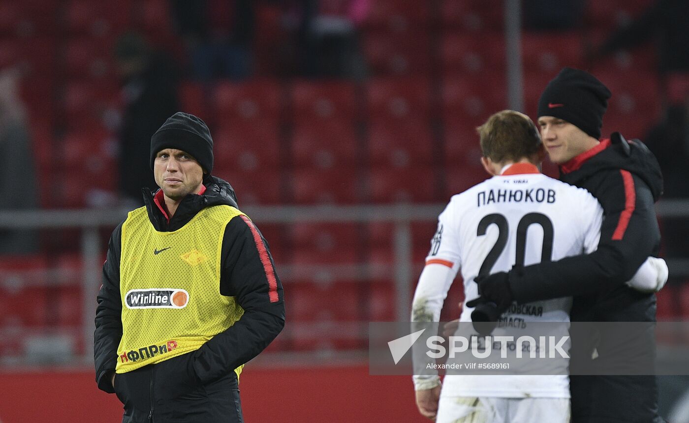Russia Soccer Premier-League Spartak - Ural
