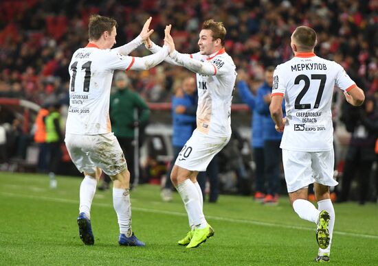 Russia Soccer Premier-League Spartak - Ural