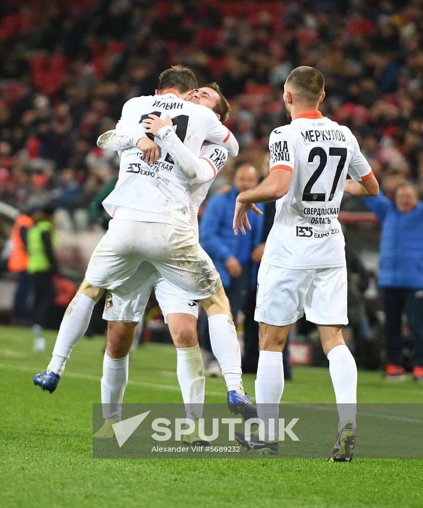 Russia Soccer Premier-League Spartak - Ural