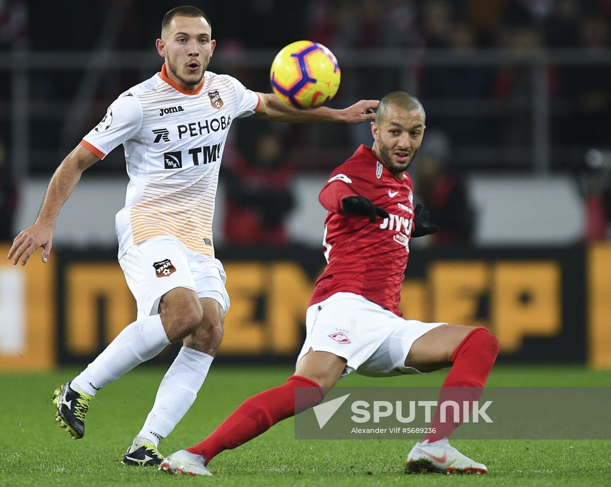 Russia Soccer Premier-League Spartak - Ural
