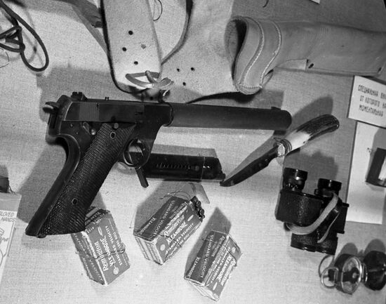 Wreckage of US spy plane shot down on May 1, 1960 on display