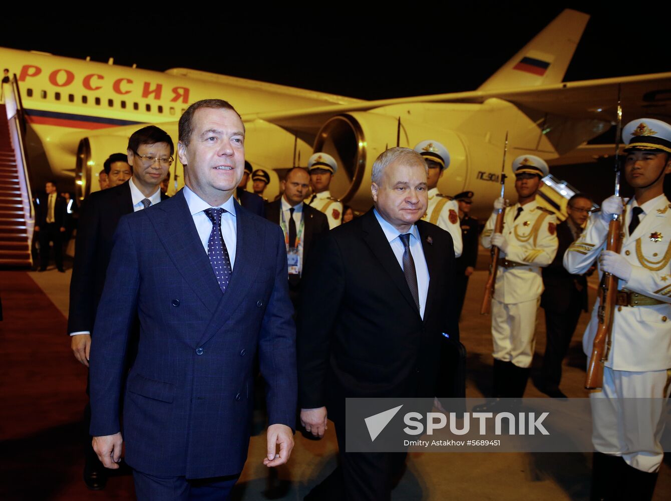 Prime Minister Dmitry Medvedev on official visit to China