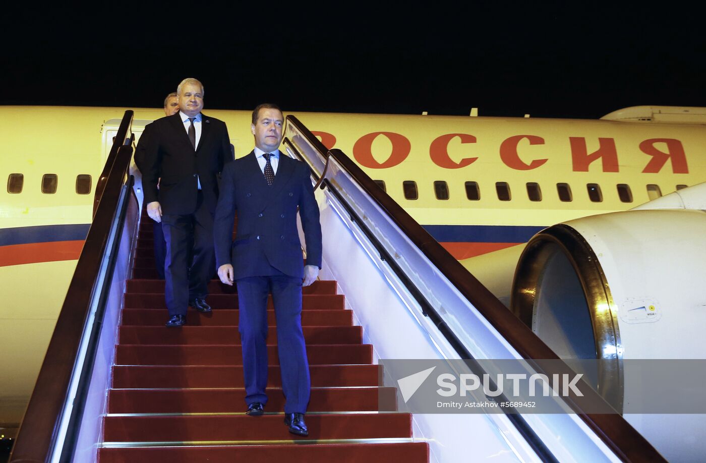 Prime Minister Dmitry Medvedev on official visit to China