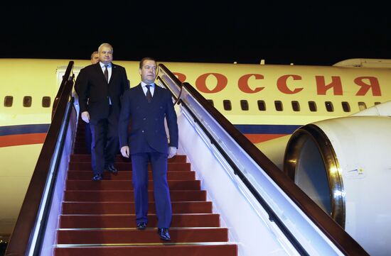 Prime Minister Dmitry Medvedev on official visit to China
