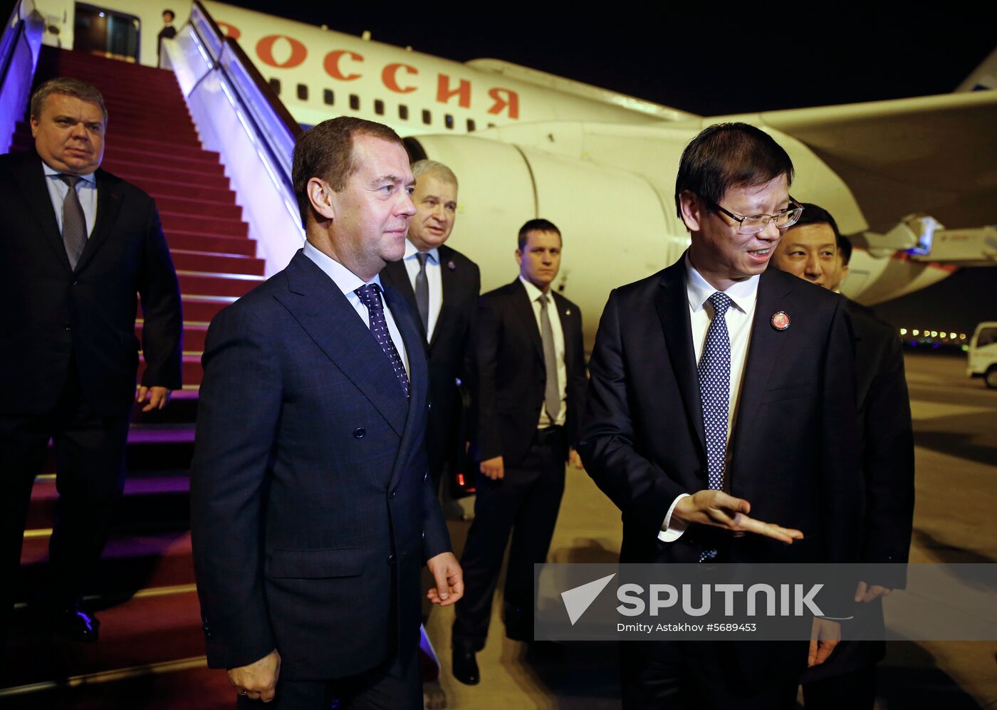 Prime Minister Dmitry Medvedev on official visit to China