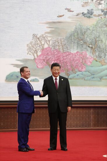 Prime Minister Dmitry Medvedev on official visit to China