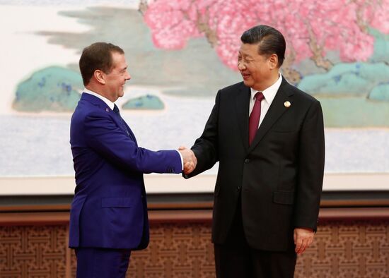 Prime Minister Dmitry Medvedev on official visit to China