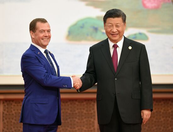 Prime Minister Dmitry Medvedev on official visit to China