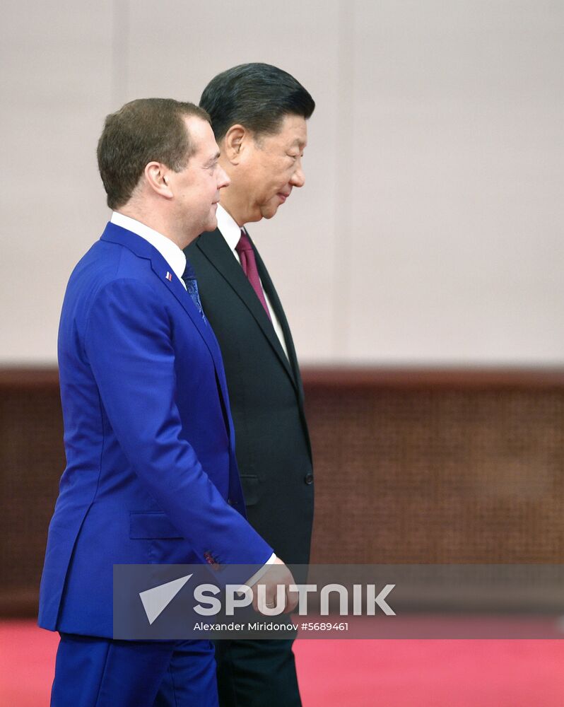 Prime Minister Dmitry Medvedev on official visit to China