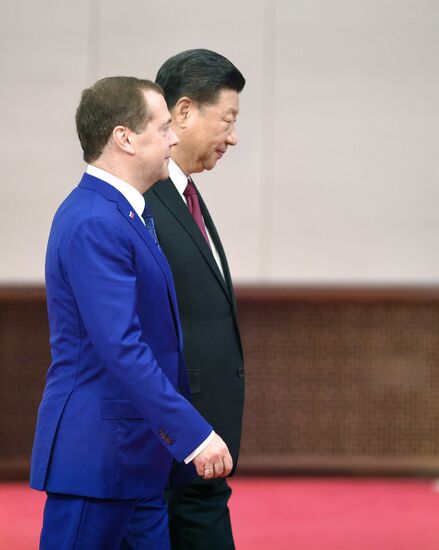 Prime Minister Dmitry Medvedev on official visit to China