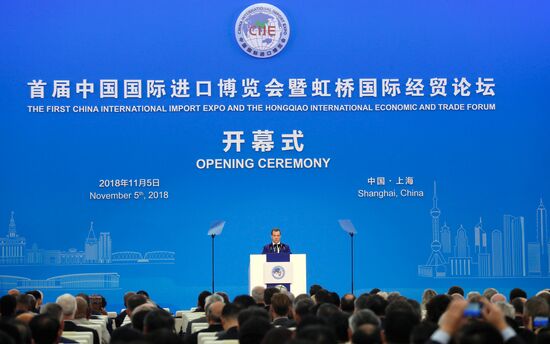 Prime Minister Dmitry Medvedev on official visit to China