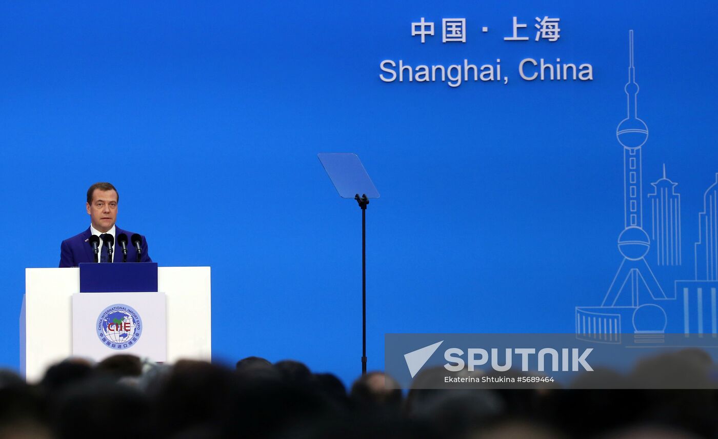 Prime Minister Dmitry Medvedev on official visit to China