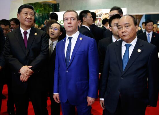 Prime Minister Dmitry Medvedev on official visit to China