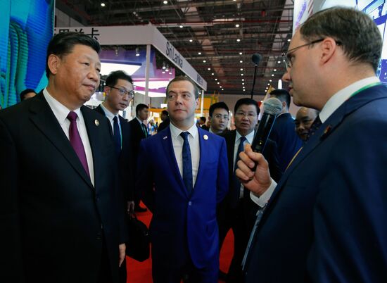 Prime Minister Dmitry Medvedev on official visit to China