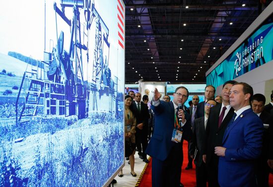 Prime Minister Dmitry Medvedev on official visit to China