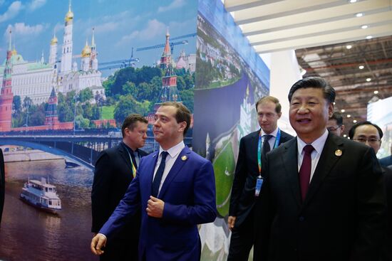 Prime Minister Dmitry Medvedev on official visit to China