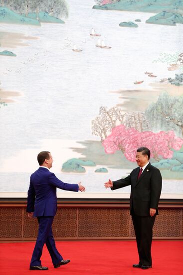 Prime Minister Dmitry Medvedev on official visit to China