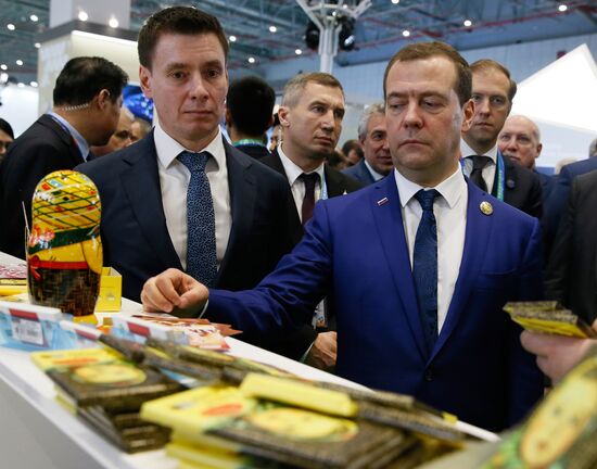 Prime Minister Dmitry Medvedev on official visit to China