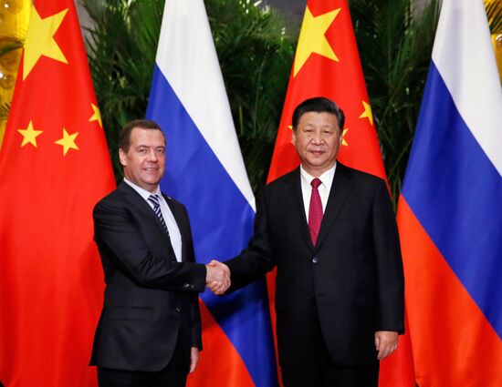 Prime Minister Dmitry Medvedev on official visit to China