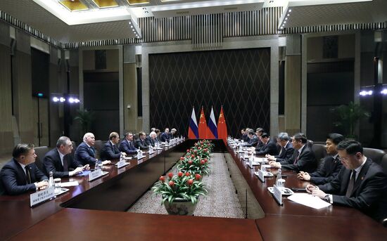 Prime Minister Dmitry Medvedev on official visit to China