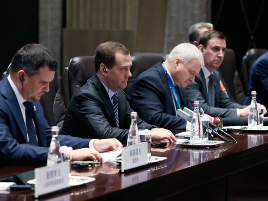 Prime Minister Dmitry Medvedev on official visit to China