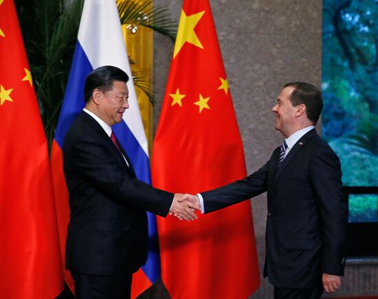 Prime Minister Dmitry Medvedev on official visit to China
